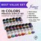 Franco Arte Premium Vibrant Acrylic Paint Set 12 Colors, 2 oz Bottles – Non-Toxic, Fast Dry for Canvas, Wood & DIY Crafts
